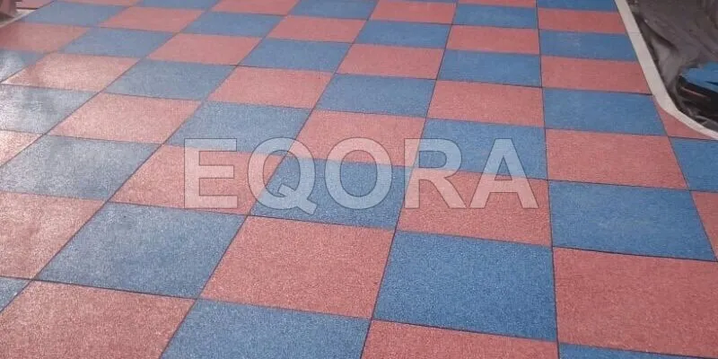 Резиновое покрытие из крошки для автосервисов в Копейске