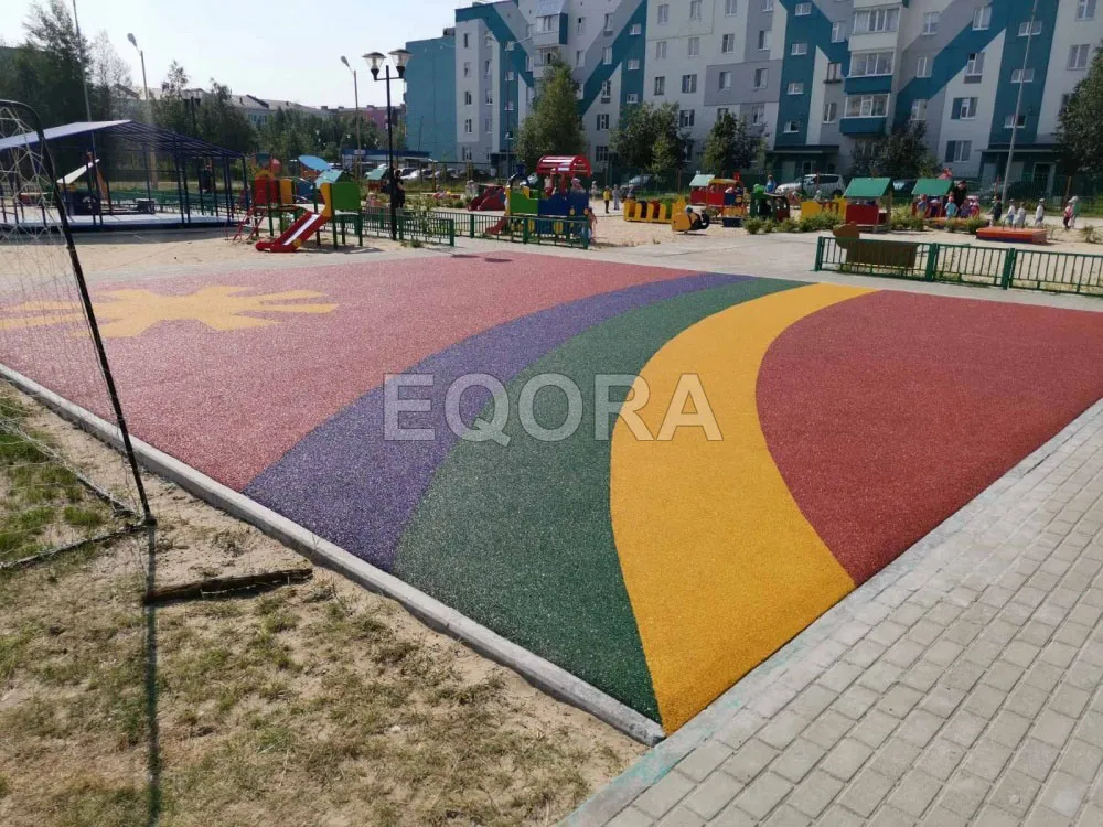 Подходит ли резиновое покрытие для детских площадок в Копейске?